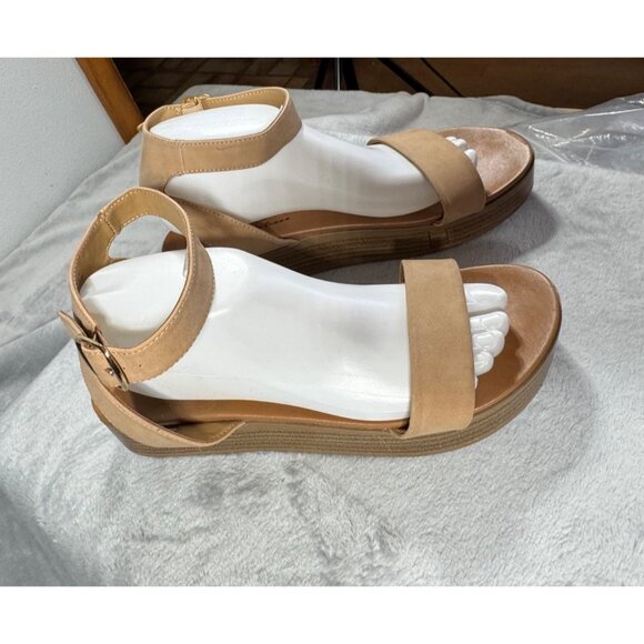 Coconuts by Matisse Sandals Women's Size 10M Tan Ankle Strap - Picture 14 of 16